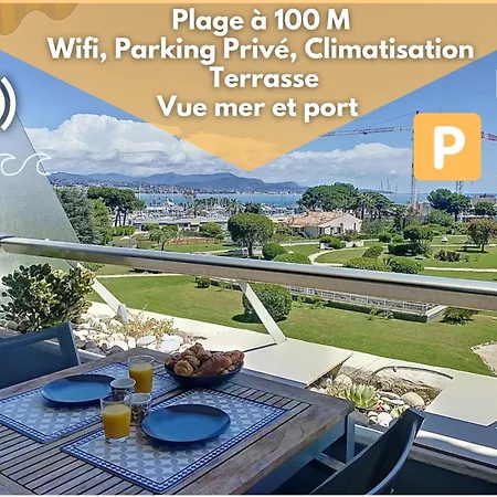 T1Bis Vue Mer Et Port Marina Baie Des Anges Villeneuve-Loubet Exterior photo